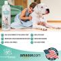 Dog Whitening Shampoo, Gentle Sulfate Free Formula, Brightens White and Darkens Black Coats, Dog Shampoo Proudly Made In The USA, 14 Fl Oz Bottle