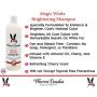 Warren London Magic White Brightening Dog Shampoo - Enhances Natural Color & Shine of All Coats - 17 oz & 1 Gallon