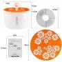 Cat Water Fountain 1.6 L Pet Water Fountain Automatic Electric Water Bowl with Filter and Silicone Pad for Cat Dog Birds and Parrots Cat Water Fountain 1.6 L Pet Water Fountain Automatic Electric Water Bowl with Filter and Silicone Pad for Cat Dog Birds and Parrots