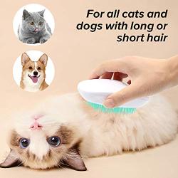 Cat Brush Dog Hair Remover - Professional Pet Grooming Shedding Brush Self Cleaning Slicker Brush Pet Massage Comb for Dogs & Cats (Green)