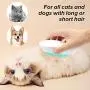 Cat Brush Dog Hair Remover - Professional Pet Grooming Shedding Brush Self Cleaning Slicker Brush Pet Massage Comb for Dogs & Cats (Green) Cat Brush Dog Hair Remover - Professional Pet Grooming Shedding Brush Self Cleaning Slicker Brush Pet Massage Comb for Dogs & Cats (Green)