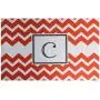KESS InHouse Kess Original Monogram Chevron Red Letter C Feeding Mat for Pet Bowl, 24 by 15-Inch KESS InHouse Kess Original Monogram Chevron Red Letter C Feeding Mat for Pet Bowl, 24 by 15-Inch
