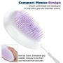 VavoPaw Cat Brush Dog Brush, Pet Grooming Tool Professional Pet Hair Comb Slicker Brush for Shedding, Quick Release Comb, Home Grooming - Purple