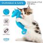 Ronton Cat Toothbrush Catnip Toy - Durable Hard Rubber - Cat Dental Care, Cat Interactive Toothbrush Chew Toy (1-Pack Blue)