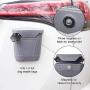 Kurgo Tailgate Dumpster for Dog Garbage & Poop Bags, Magnet Trash Bin for Cars, Attaches to Tailgate/Bumper, Car Waste Basket for Pets, Dog Travel Accessories, Easy to Clean, Charcoal Grey