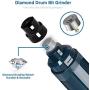 OKX Dog Nail Grinder, Professional Electric 2-Speed Rechargeable Low Noise Pet Nail Trimmer Painless Paws Grooming & Smoothing for Small Medium Large Dogs & Cats + Free Dog Nail Cliper