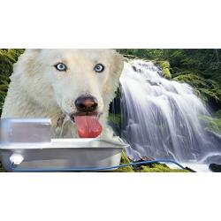 Automatic Self-Filling Pet Waterer Bowl - Connects to Garden Hose Faucet- Dog Cat & Farm Animal Use