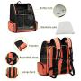 Texsens Cat Backpack Carrier, Super Breathable Carrier Backpack, Airline-Approved Bubble Cats and Puppies Backpacks, Designed for Hiking, Travel& Walking