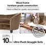 Enchanted Home Pet Ultra Plush Snuggle Bed in Light Pink
