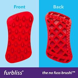 Furbliss Dog Brush for Grooming, Brushing and Bathing Large Pets with Long Hair, Great for the Bath Deshedding and Massaging Your Pet - by Vetnique Labs