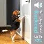 PROTECTO Door Scratch Protector – Dog & Cat Anti Claw Guard – 35 x 15” Heavy Duty Shield to Stop Pets from Furniture Scratching – Big, Durable & Clear