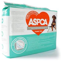 ASPCA AS62930 Dog Training Pads, Pack of 100, Gray, 22'' x 22'' - Pack of 100