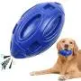 WLHOPE Dog for Rubber Football Toy Squeaky Dog Chew Ball Help Dogs Molar Clean Teeth and Stay Away from Loneliness Suitable for Small Medium Dogs (Dark Blue) WLHOPE Dog for Rubber Football Toy Squeaky Dog Chew Ball Help Dogs Molar Clean Teeth and Stay Away from Loneliness Suitable for Small Medium Dogs (Dark Blue)