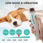 PERROPAL Pet Nail Groomer - Dog Nail Grinder with LED | Electric Nail File for Pets | Quiet Dog Nail Trimmers | Nail Grinder for Dog Grooming | Dog and Cat Nail Clipper | Electric Grinder for Nails