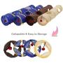 PEOPLE&PETS Collapsible Cat Tunnel, Toys Interactive Pet Play Tubes for Cats and Small Animals, with Peep Holes and Ball Toy