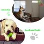 Lmhua Dog Treat Ball Toy, Interactive Dog IQ Puzzle Toy 3 Holes Food Dispensing Pet Toy for Small Medium Dogs Chasing Chewing Training