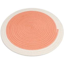 N/P Cat Scratch Pad for Small and Medium Cat, Natural Cotton Cat Scratcher Mat, Cat Claw Grinding Pad, Mat for Cat Nest & Protect Carpets and Sofas Alfombrilla para Rascar Gato (Diameter: 14.1''/36CM)
