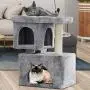 BEAU JARDIN Cat Tree for Large Cats Heavy Cat Condos and Towers for Big Cats with XL Condo and Perch Cat Tower with Scratching Post Cat Scratch Tree Furniture House Climbing Tower Kitty Condos BEAU JARDIN Cat Tree for Large Cats Heavy Cat Condos and Towers for Big Cats with XL Condo and Perch Cat Tower with Scratching Post Cat Scratch Tree Furniture House Climbing Tower Kitty Condos