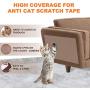 MUCH Cat Furniture Protector from Pet Scratch Deterrent, Transparent Clear Double Side Anti-Scratch Free for Furniture, Sofa, Wall Protector 8 Packs Residue Free