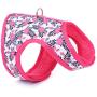 Mile High Life | Easy Step in Air Mesh Vest Harness | Spring Floral Collection | Adjustable Easy Closures Both Neck and Chest |20 lbs Small Dogs & Cats | Peony | XS Chest Size (14''-16'')