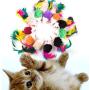 PPSTAMP 10 Pcs False Mouse Pet cat Toys Interactive Mice & Animal Playing Toys for Cats Kitten 4.5 x 2.5 cm