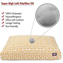 Citrus Aruba Medium Rectangle Indoor Outdoor Pet Dog Bed With Removable Washable Cover By Majestic Pet Products