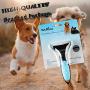 PETNURSE Pet Deshedding Brush,Professional Deshedding Grooming Tool,Effectively Reduces Shedding by Up to 95% for Dogs & Cats