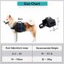 Elitezip Dog Backpack, Nylon Dog Pack Hound Saddle Bag Backpack with Two Side Pockets for Travel Camping Hiking