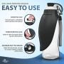 Innoshopp Dog Water Bottle - Portable Travel Dog Water Dispenser Including Carabiner & Waste Bag Dispenser - Leak Proof & BPA Free Dogs Drinking Bottle for Walking, Hiking & Travel
