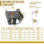 OneTigris Tactical Dog Harness Vest,Adjustable Dog Harness for Large Dogs,No-Pull Service Dog Vest with Hook & Loop Panels(Grey,X-Large)