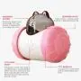 Tumbler Puzzle Toys, Slow Food Leaky Food Ball, Without Electric pet cat and Dog Toys,Teeth Cleaning Ball Toy for Large/Medium/Small Dogs (Pink) Tumbler Puzzle Toys, Slow Food Leaky Food Ball, Without Electric pet cat and Dog Toys,Teeth Cleaning Ball Toy for Large/Medium/Small Dogs (Pink)