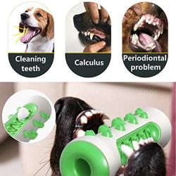 JIALWEN Dog Toothbrush Chew Toys Teeth Cleaning Toys Multifunction Puppy Molar Stick Dental Oral Care for Small Medium Dogs Pet