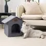 Loves cabin Outdoor Cat House Weatherproof for Winter, Collapsible Warm Cat Houses for Outdoor/Indoor Cats, Feral Cat Shelter with Removable Soft Mat, Easy to Assemble Igloo Dog House for Small Dogs Loves cabin Outdoor Cat House Weatherproof for Winter, Collapsible Warm Cat Houses for Outdoor/Indoor Cats, Feral Cat Shelter with Removable Soft Mat, Easy to Assemble Igloo Dog House for Small Dogs