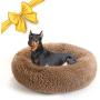 FORCHEER Calming Donut Dog Bed for Large Medium Small Dogs Removable Washable Comfy Cuddler Round Cat Beds in Multiple Sizes (23''/35''/47'')