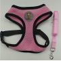 Qingpets with Pull Reflective Dog Harness and Dog Vest,Adjustable Working Pet Vest Easy Control Service Dog Vest Pet Safety Belt, for Small Dogs and Cat……