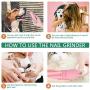 YoungJay Rechargeable Dog Nail Grinder Upgraded, Stepless Speed Paw Nail Trimmer for Small Medium Large Dogs & Cats, Gentle Painless Paws Grooming Trimming Shaping Smoothing