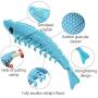 Bailixin Cat Catnip Interactive Chewing Toy, Dental Care Toothbrush for Kitten Kitty Teeth Cleaning, Leaky Food Device, Crayfish Shape Pet Toy - Oral Care Natural Silicone