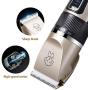 GAMURRY Dog Clippers, Pet Shaver Clippers, Low Noise Cordless Dog Grooming Kit, Electric Pet Hair Trimmers for Dogs Cats and Other, Washable, Quiet, USB Rechargeable, 5 Gear fine Adjustment.