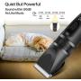 RegeMoudal Dog Clippers Professional Dog Grooming Kit Cordless Pet Grooming Clippers Quiet Dog Trimmer Rechargeable Pet Hair Clippers with 4 Comb Guides, 1 Nail Clippers for Thick Coats Dogs Cats Pets