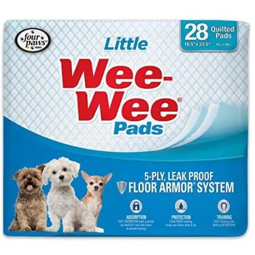 Wee-Wee Puppy Training Pee Pads 28-Count 16.5'' x 23.5'' Little Size Pads for Dogs Wee-Wee Puppy Training Pee Pads 28-Count 16.5'' x 23.5'' Little Size Pads for Dogs