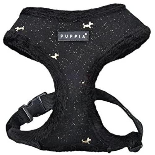 Puppia Gia Harness A, Large, Black