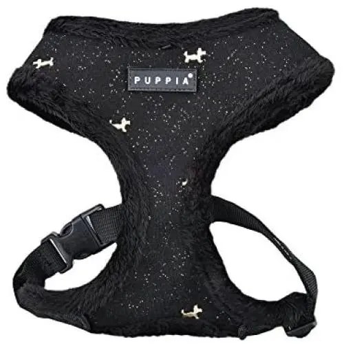 Puppia Gia Harness A, Large, Black Puppia Gia Harness A, Large, Black