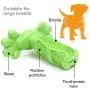 Dog Chew Toothbrush Toys, 2 Pack Small Medium Dog Teeth Cleaning Chewing Playing Toy Natural Rubber Bite Resistant Oral Care Sticks and Dogs Squeaky Balls Dog Chew Toothbrush Toys, 2 Pack Small Medium Dog Teeth Cleaning Chewing Playing Toy Natural Rubber Bite Resistant Oral Care Sticks and Dogs Squeaky Balls