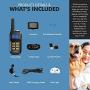 Rechargeable Dog Training Collar with Remote - Extra Far 3000 Foot Range - Long-Lasting Battery - Waterproof Receiver - 3 Function Modes