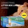 Fresh Step Drawstring Cat Litter Box Liners, Scented, Jumbo Size, 36'' x 19'' - 7 Count Per Box, 2 Boxes