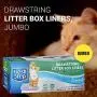 Fresh Step Drawstring Cat Litter Box Liners, Scented, Jumbo Size, 36'' x 19'' - 7 Count Per Box, 2 Boxes