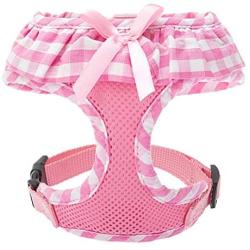 EXPAWLORER Checkered Frills Fashion Puppy Harness for Pets Dog & Cat