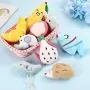 Aoliandatong 9Pcs Catnip Toys for Indoor Cats, Small Stuffed Puppy Chew Toys Cute Soft Cotton Pet Toy for Small Medium Size Pet Chewing Hunting Teething Aoliandatong 9Pcs Catnip Toys for Indoor Cats, Small Stuffed Puppy Chew Toys Cute Soft Cotton Pet Toy for Small Medium Size Pet Chewing Hunting Teething