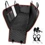 look envy Heavy Duty Dog Back Seat Cover Protector,Waterproof and Scratch-Proof 600D Oxford Cloth Rear Seat Cover,Pet Dog Hammock Back with Mesh Window for Cars, Trucks & SUVs