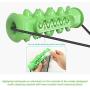 CHZHENG Dog Chew Toothbrush, Double Sucker Pull Rope Dog Toy Dog Teeth Cleaning Massager for Puppy Small Large Dog Teeth Cleaning/Chewing/Playing/Treat Dispensing